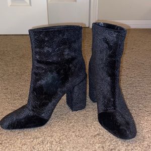 Jessica Simpson Velvet Booties!
